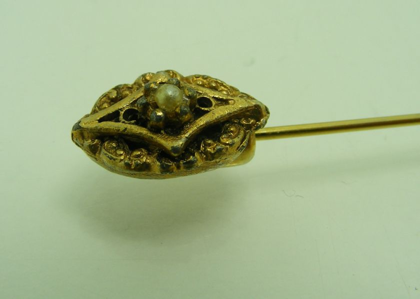 Estate 1900s Costume Jewelry Stick Pin Brooch Art Deco  