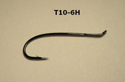 20 pac   Gamakatsu T10 6H up eye salmon Hooks size #6  