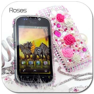 BLING Rhinestone Hard Skin Case HTC Tmobile myTouch 4G  