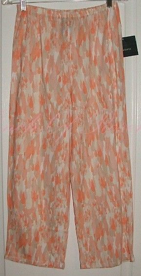   Sleep Raindrop Lounge Pajama Capri Cropped Pants Bottoms  