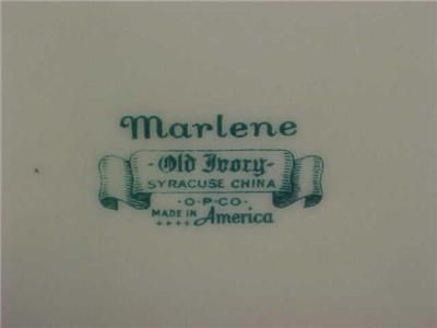 THIS IS A NICE VINTAGE MARLENE SYRACUSE CHINA OVAL SERVING PLATTER 