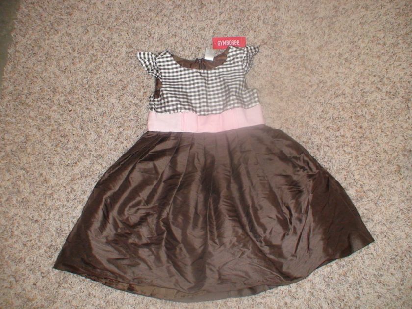 NWT GYMBOREE CELEBRATE SPRING EASTER SILK DRESS 3 5 6  