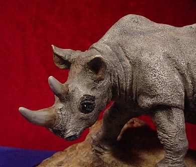 Dylan Scott Pierce ~ Rhinoceros ~ Statue ~ Figurine ~  