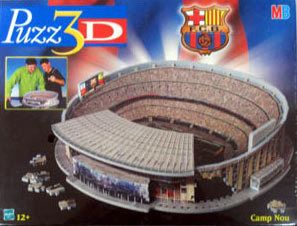 Puzz 3D, CAMP NOU, Barcelona, Wrebbit 3 D Puzzle, Rare  