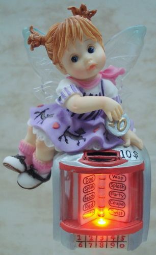 KITCHEN FAIRIES Scary Fairie Pumpkin ENESCO 4018041  