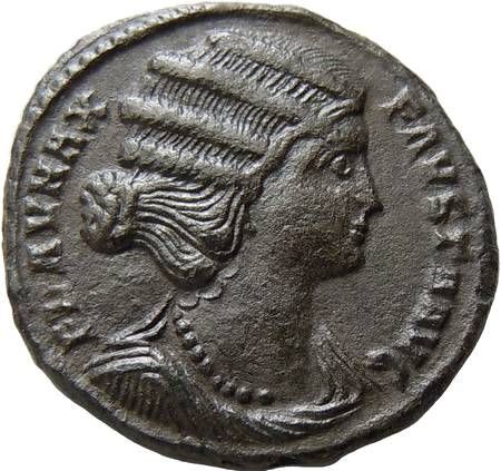 Fausta AE 18 mm Authentic Ancient Roman Coin  