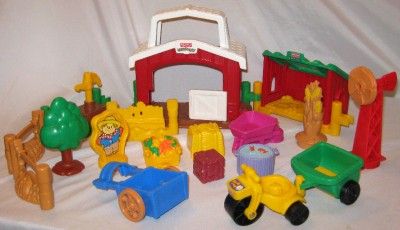 Fisher Price Little People Farm Huge 53 Piece Lot FP  