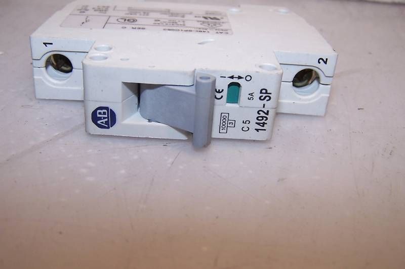 ALLEN BRADLEY 1492 SP1C050 CIRCUIT BREAKER 5 AMP 1 POLE  