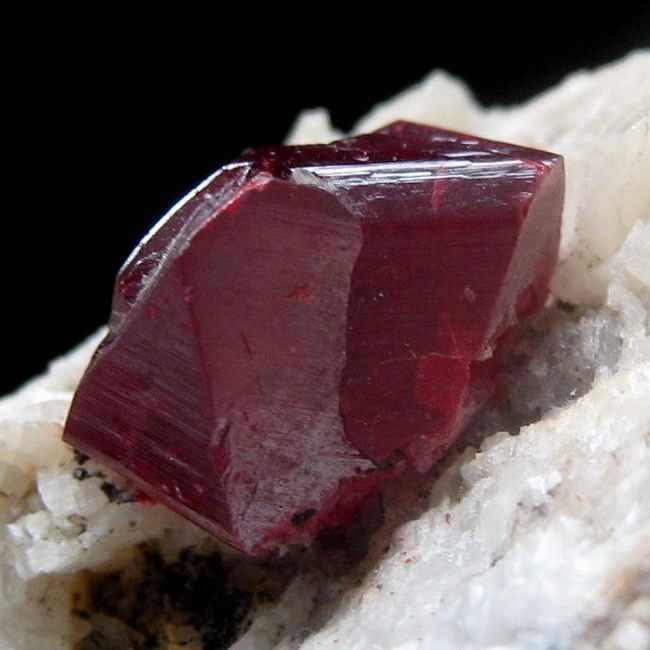 Large Red Cinnabar Crystal on Dolomite cbgz2ie0118  