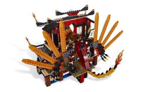 LEGO NINJAGO FIRE TEMPLE 2507  