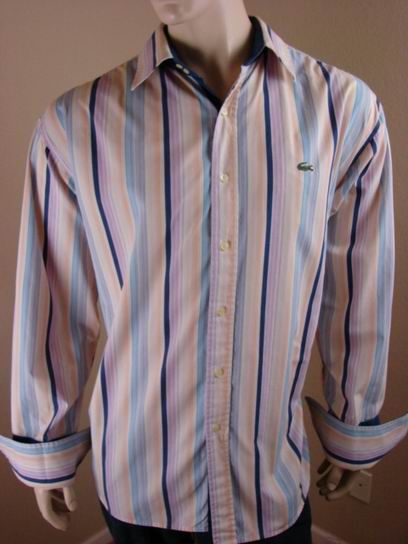   Stunning Pink/Purple/Blue Stripe Dress/Club Shirt 3XL XXXL Sexy  