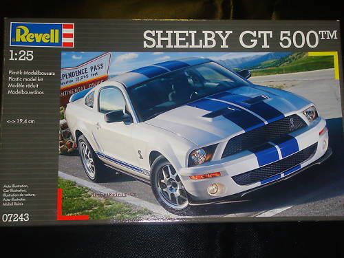 REVELL 125 07 SHELBY GT 500 MUSTANG MODEL KIT NIB  