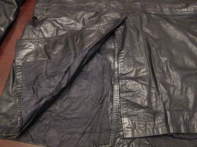   Fight Club Very Soft Leather Cool Manly Blazer Jacket Sz 44 M  
