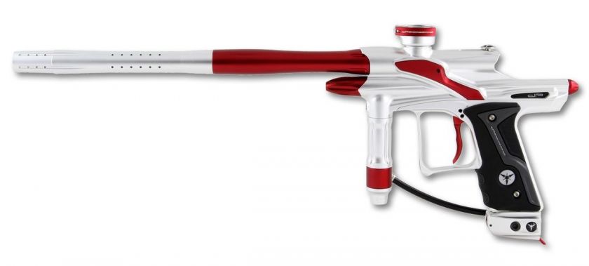   Fusion FX Paintball Gun Marker   Silver / Red (Crusader Silver)  