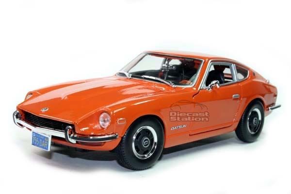 1971 NISSAN DATSUN 240Z 1/18 DIE CAST ORANGE NEW  