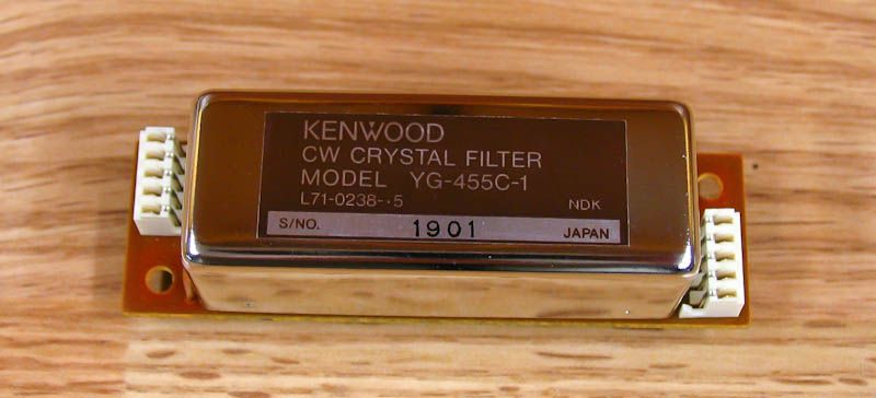 KENWOOD YG 455C 1 500Hz CW/RTTY FILTER TS 450S TS 850S TS 930S TS 940S 