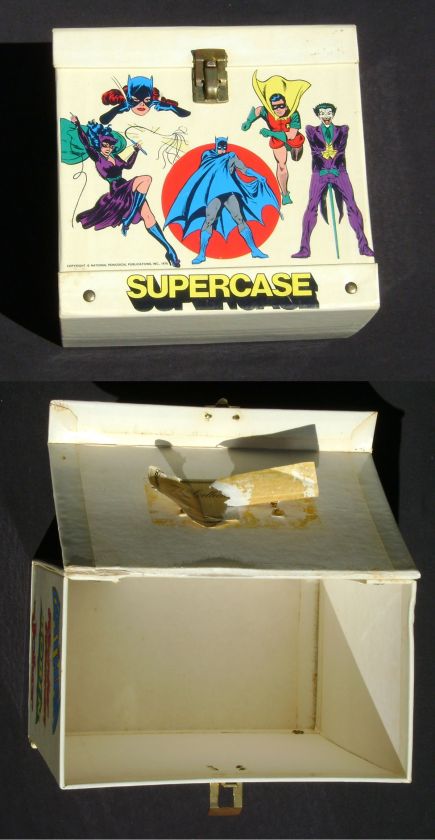 DC Comics 1976 Record Supercase vintage Holds 45 Size  