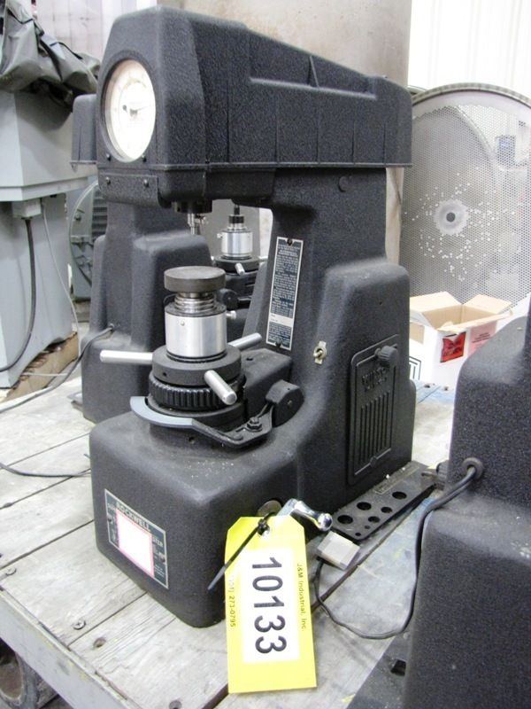 ROCKWELL HARDNESS TESTER MODEL 1JS USED  