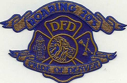 Denver, CO Station 20 Roaring 20s fire patch  