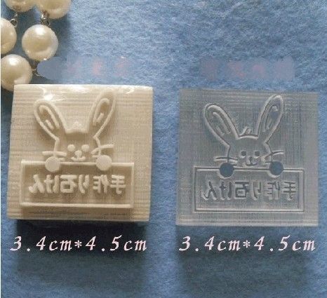   mold soap mold lovely rabbit size 3 4 4 5cm can be reused color will