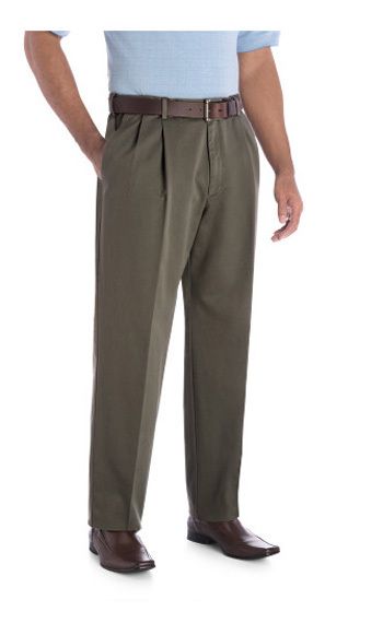 Haggar Work to Weekend® Khakis no iron pants, expandable Waist band 