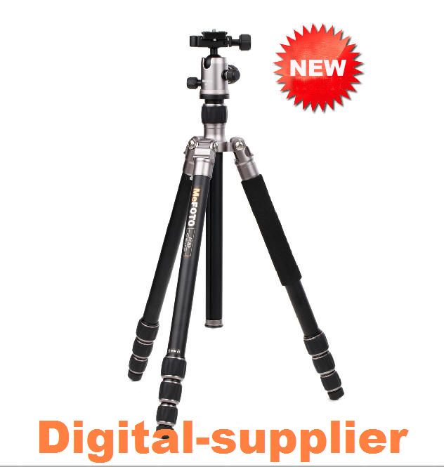 MeFoto A 2340Q2 Tripod with Monopod Kit 4 Sections Titanium and Black 