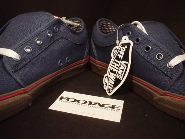 2009 Vans Chukka Low IN4MATION INFORMATION OCEAN NAVY BLUE GUM BROWN 