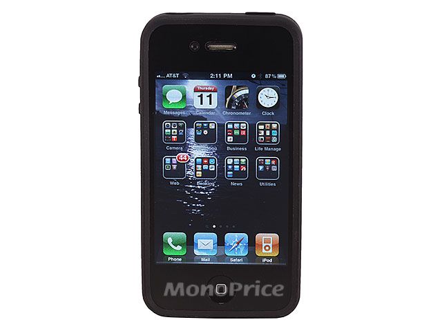 Large Product Image for Black iPhone 4/4S Bumper with Clear 