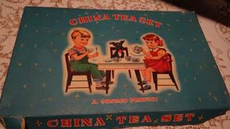   Century Childs China Tea Set in Original Box 17 Pieces JAPAN  
