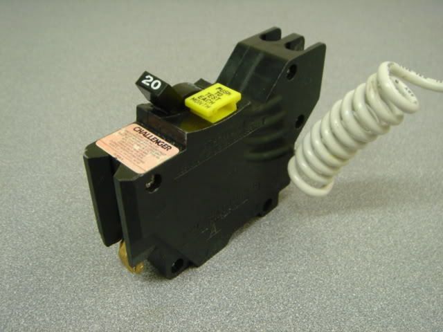 Used FEDERAL PACIFIC StabLok 20 Amp GFI BREAKER GFCI  