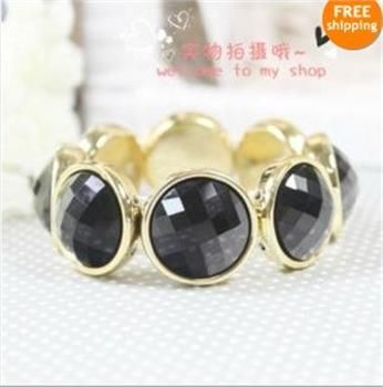   Nice & Round Rhinestone Bangle Stylish Bracelet k24 great gift  