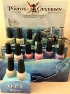   Polish PIRATES OF THE CARIBBEAN COLLECTION SET of 6 Colors NEW .5oz