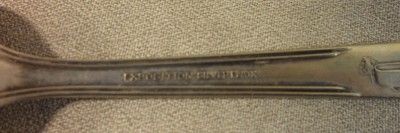 Original Antique Vtg 1939 New Yorks Worlds Fair Silver Spoon  