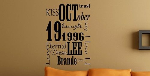 Personalized Subway Art Typography Custom Gift Wedding  