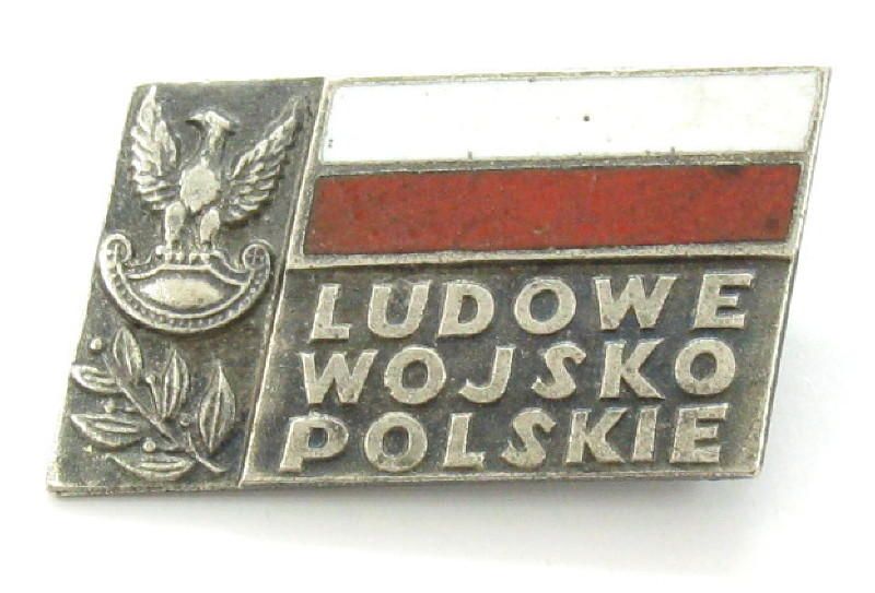 PEOPLES ARMY OF POLAND LWP POLISH BADGE x  