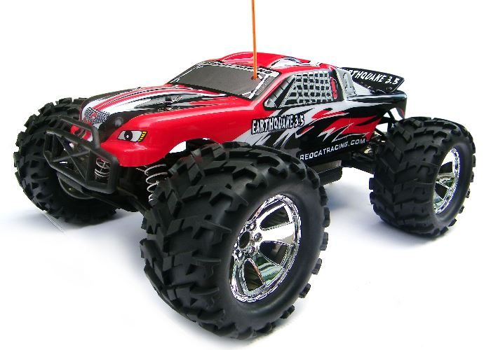 Earthquake 3.5 Nitro Gas 4wd Off Road 2.4Ghz RC Truck w STARTER FUEL 