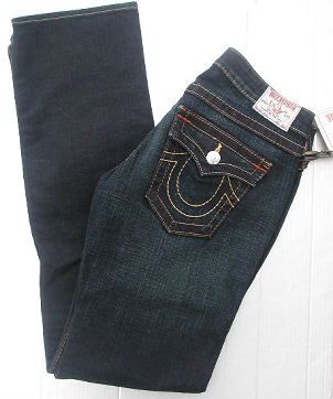 Brand new, 100% authentic True Religion billy jeans in whiskey creek 