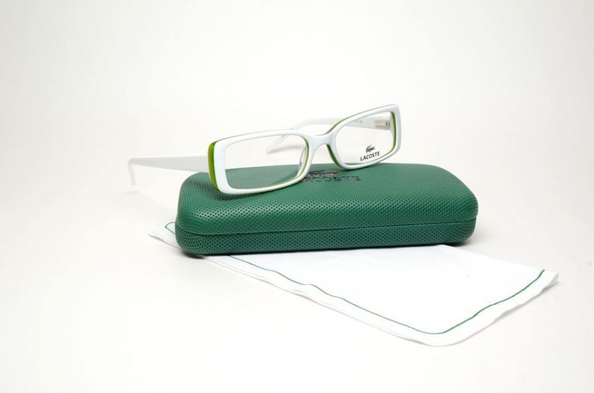 LACOSTE L 2612 105 WHITE/GREEN 52 L2612 Rx GLASSES  