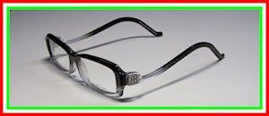   53 14 140 VISION BLACK/CLEAR EYEGLASSES/GLASSES/FRAME WOMENS  