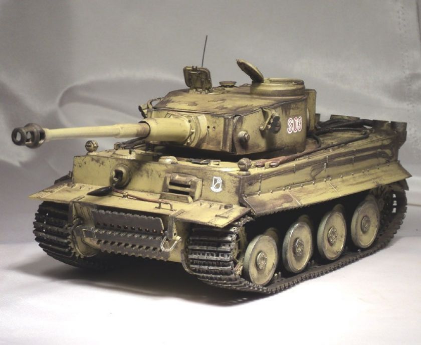 Built 1/35 German Tiger I Sd.Kfz 181 Tank WWII  