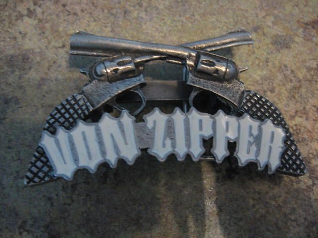 Von Zipper Cross Guns Lighter Zippo Holder Belt Buckle  