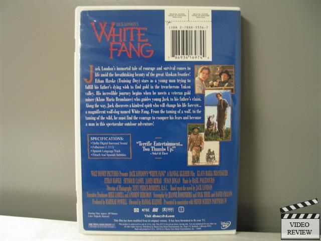 White Fang (DVD, 2002) 786936169744  