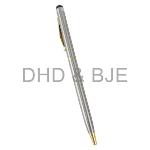 New 2x Sliver Stylus Touch Screen Ballpoint Pen for iPhone 4S 4G iPad 