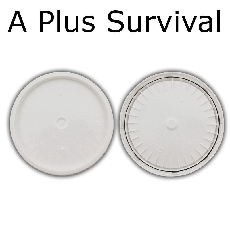   Gasket Lid for 5 6 Gallon Camping Survival Food Storage Buckets  