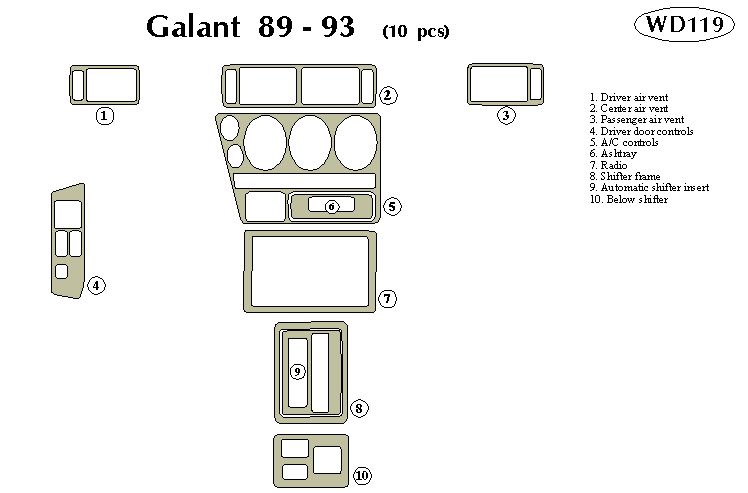 PLEASE LOOK CAREFULLY AT THE DIAGRAM BELOW TO SEE PIECES YOU WILL 