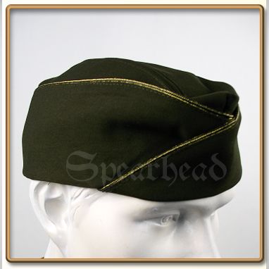 WW2 US Army Officers Dark Olive Drab Garrison Cap  