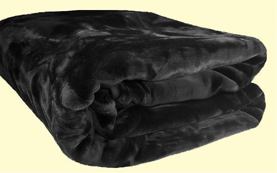 Korean Solaron Ultra Thick Solid Mink Blanket  