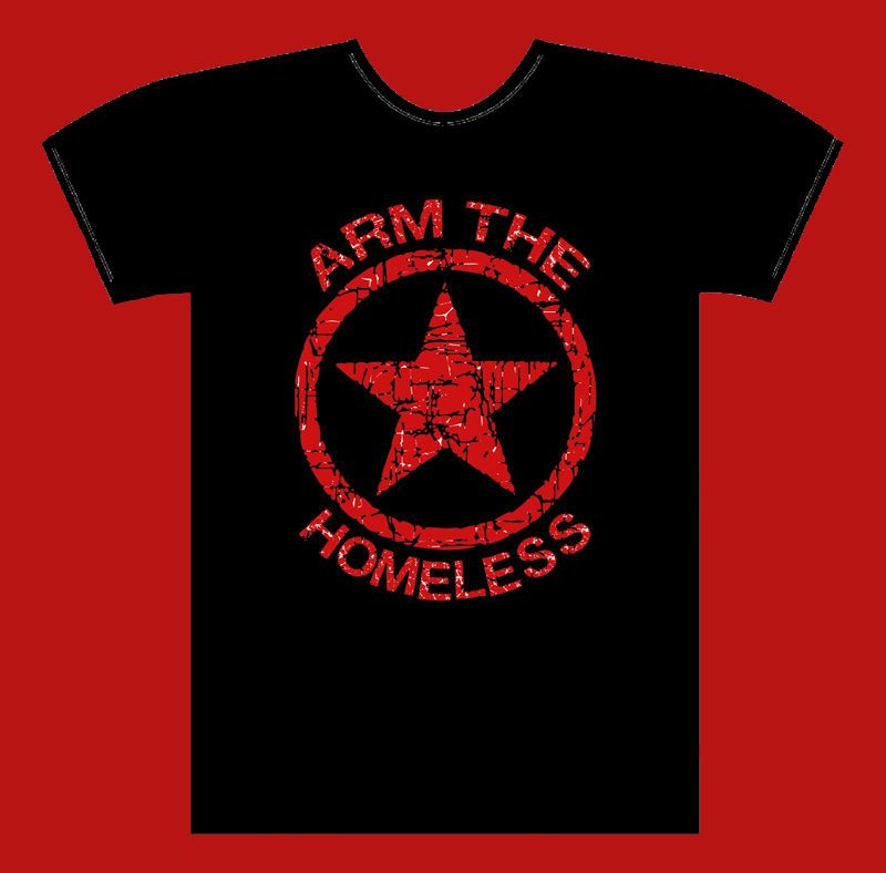 Tom Morellos Arm The Homeless T Shirt  Free S&H   