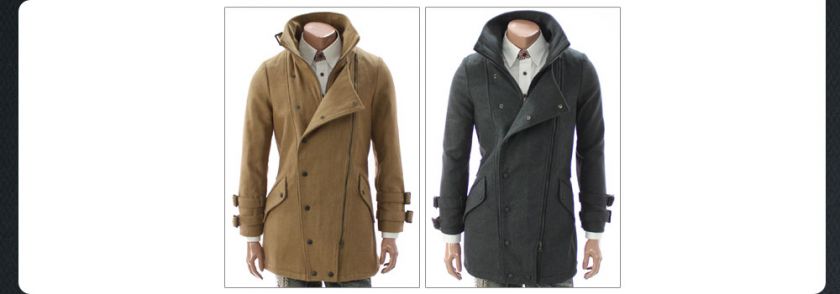    lighter Mens Casual Best Wool Blends Coat Collection (003)  