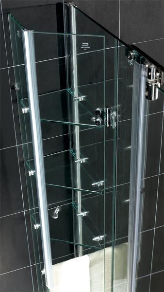   Vista 34 X 58 X 73 Shower Enclosure, Chrome SHEN 1134588 01  